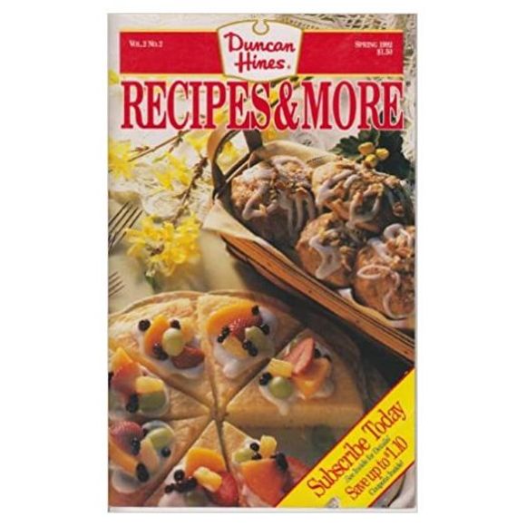 Recipes & More - Spring 1992 - (Vol. 2 No. 2) (Duncan Himes) (Cookbook Paperback - Picture 1 of 1